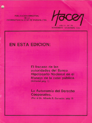 El fracaso de las autoridades del Bco Hipotecario Nacional en el Manejo de la cosa publica